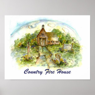 Poster print firehouse