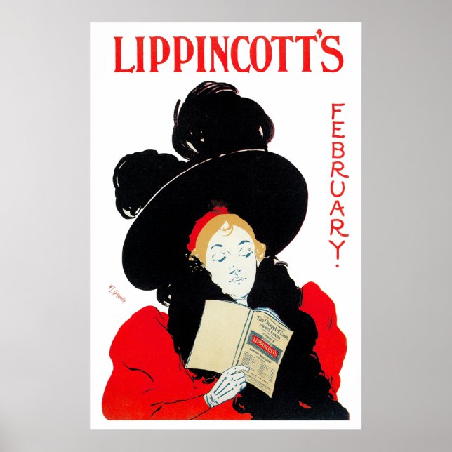 Poster Print: Lippincott's Februar (Vorne)