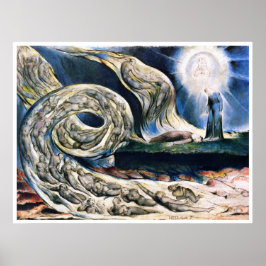 Poster Print: "Whirlwind of Lovers" von W. Blake