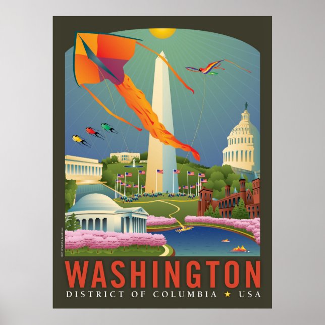 Poster Printemps à Washington (Devant)