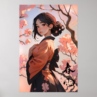 Poster Printemps avant la pluie