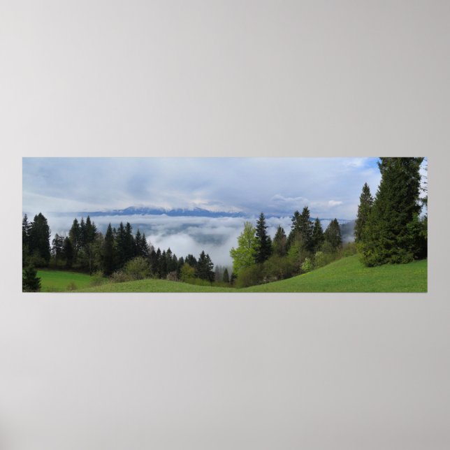Poster Printemps dans les montagnes du Pieniny (Devant)