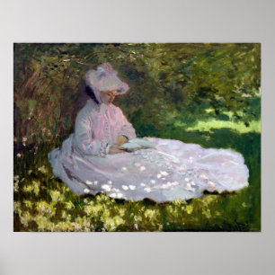 Poster Printemps de Claude Monet