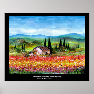 POSTER PRINTEMPS EN TOUSCANE 2