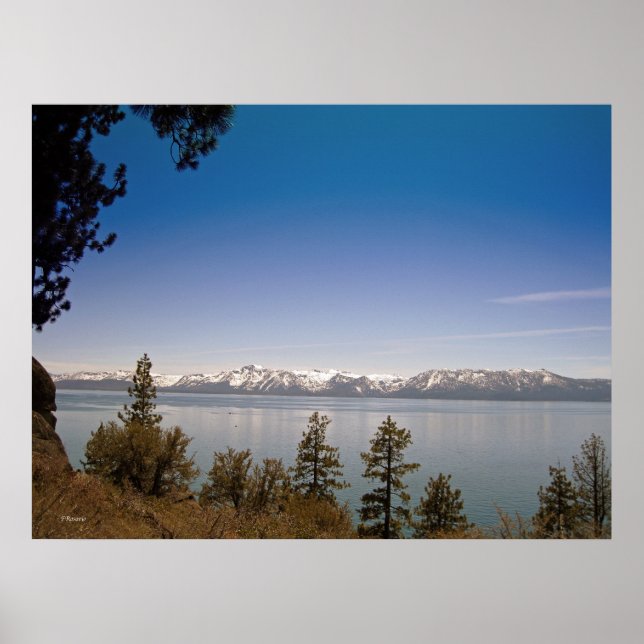 Poster Printemps tardif dans le lac Tahoe (Poster) (Devant)