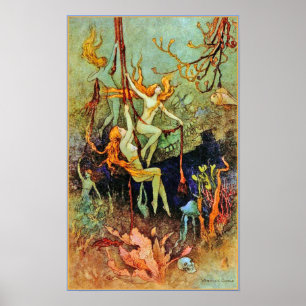 Poster/Prints: Fee Mermaids - Warwick Goble Poster