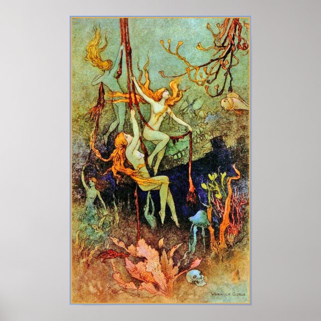 Poster/Prints: Fee Mermaids - Warwick Goble Poster (Vorne)