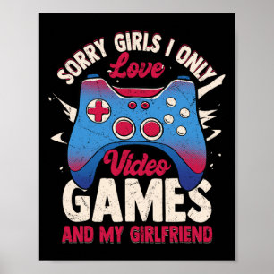 Poster Priorités de joueur – Jeux vidéo et petite amie