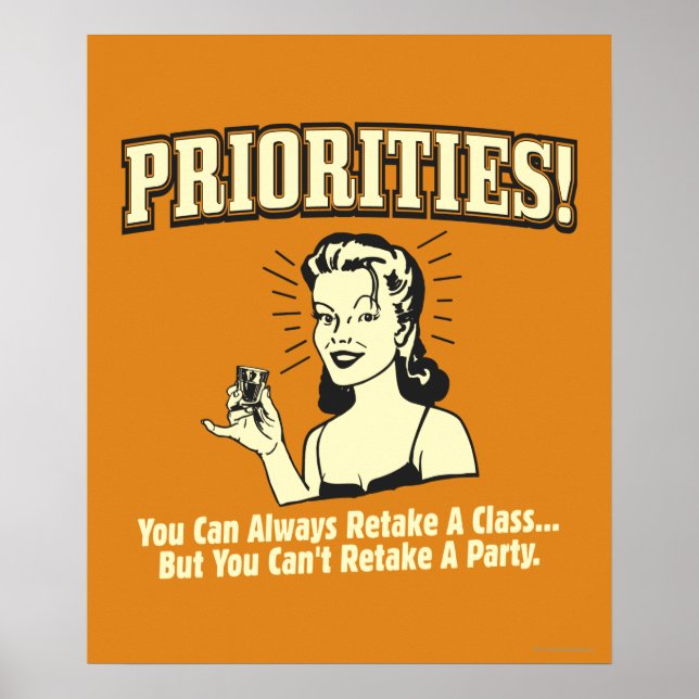 Poster Priorités : Vous pouvez toujours réintégrer une cl (Devant)