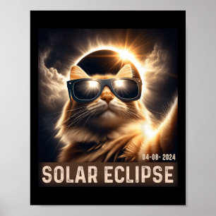 Poster Prise D'Un Selfie Avec Solaire 2024 Eclipse Portan
