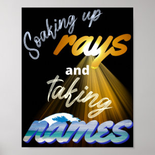 Poster Prise en charge des rayons et prise de noms été