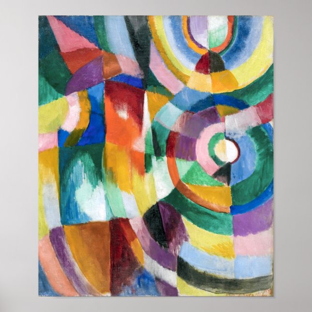 Poster Prises électriques | Sonia Delaunay | (Devant)