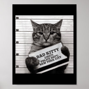 Poster Prison De Prison De Chat Prisonnier Bad Kitty Mugs