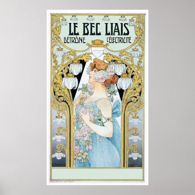 Poster Privat-Livemont Imprimer : Le bec Liais (Devant)