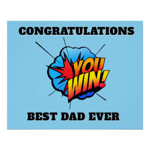Poster Prix du meilleur père