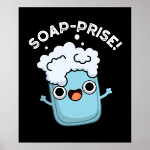 Poster Prix du savon amusant surpris Soap Pun de savon fo