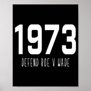 Poster Pro Choice Défendre les droits des femmes Roe V Wa