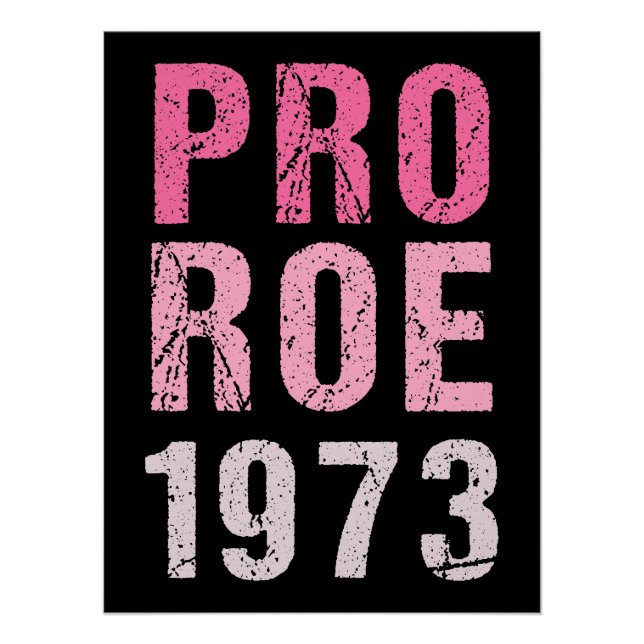 Poster Pro Roe 1973 (Devant)