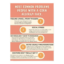Problèmes courants d'une allergie au maïs
