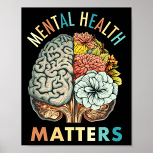 Poster Problèmes de santé mentale de la stigmatisation Se