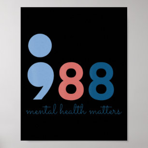 Poster Problèmes de santé mentale Sensibilisation à la pr