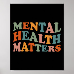Poster Problèmes de santé mentale Sensibilisation des enf