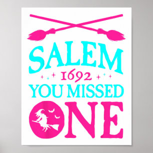 Poster Procès de sorcière Salem 1692 Vous Avez Manqué Une