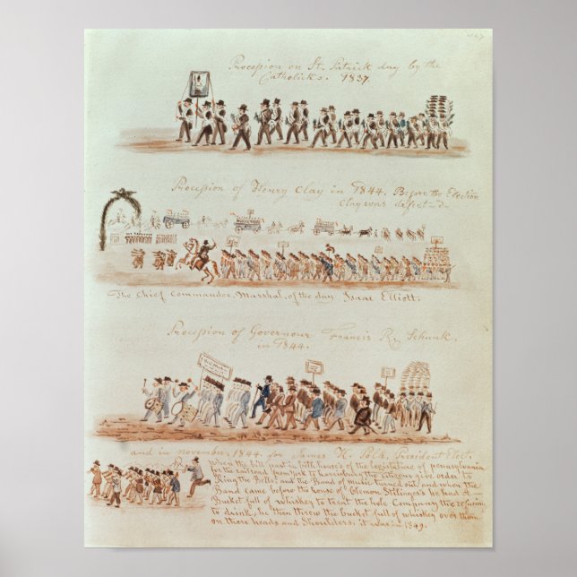 Poster Procession de la Saint Patrick (Devant)