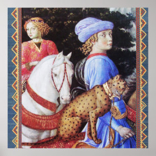 Poster Procession de Magus Melchior, Cheval, Chat sauvage