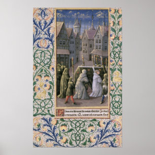 Poster Procession d'inhumation