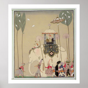 Poster Procession impériale (litho couleur)