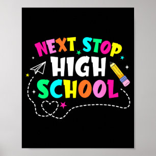 Poster Prochaine étape lycée collège fin d'étudesProchain
