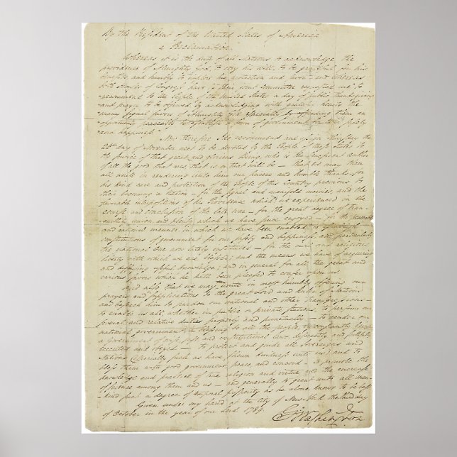 Poster Proclamation de l'affiche de 1789 (Devant)