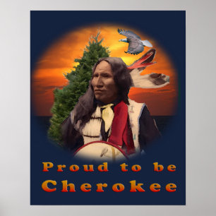 Poster Produits indiens Cherokee