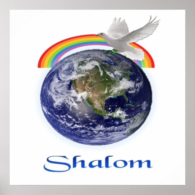 Poster Produits Peace on Earth Shalom (Devant)