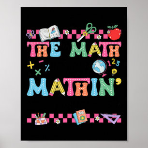 Poster Prof de maths Les maths ne sont pas des maths Mont