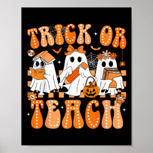 Poster Prof Fantastique Halloween Farce Ou Enseigne aux H