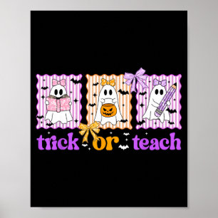 Poster Prof sympa halloween farce ou enseigne hommes fant