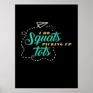 Poster Professeur Cadeaux   Enseignant élémentaire I Do S