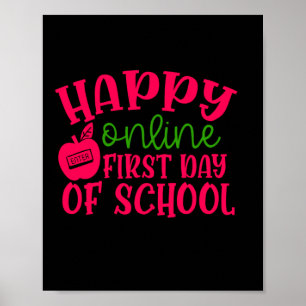 Poster Professeur Cadeaux   Joyeux En Ligne Premier Jour 