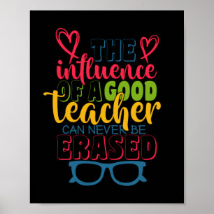 Poster Professeur Cadeaux   L'Influence D'Un Bon Enseigna