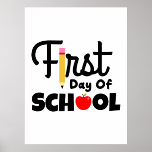Poster Professeur Cadeaux   Premier Jour D'École