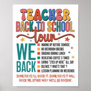 Poster Professeur Ck Tournée Rentrée Scolaire Bruh Nous C