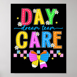 Poster Professeur de garderie Fournisseur de garderie Pro
