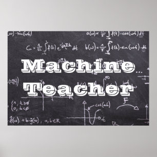 Poster Professeur de Machine