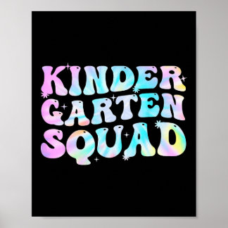 Poster Professeur de maternelle Tie Dye Ck À l'école