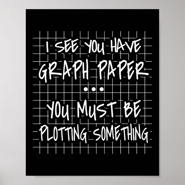 Poster Professeur De Maths, Drôle De Retour À L'École, Je (Devant)