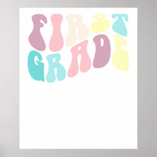 Poster professeur de première année d'école