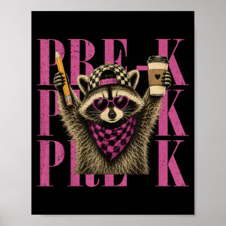 Poster Professeur d'école maternelle pré-K drôle Fvibesl