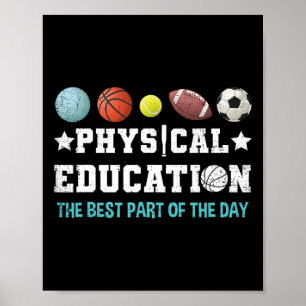 Poster Professeur d'éducation physique Éducation physique
